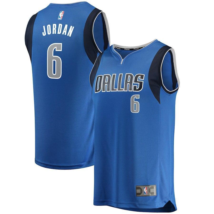 DeAndre Jordan Dallas Mavericks Branded Youth Fast Break Jersey Blue - Icon Edition 2018/2019