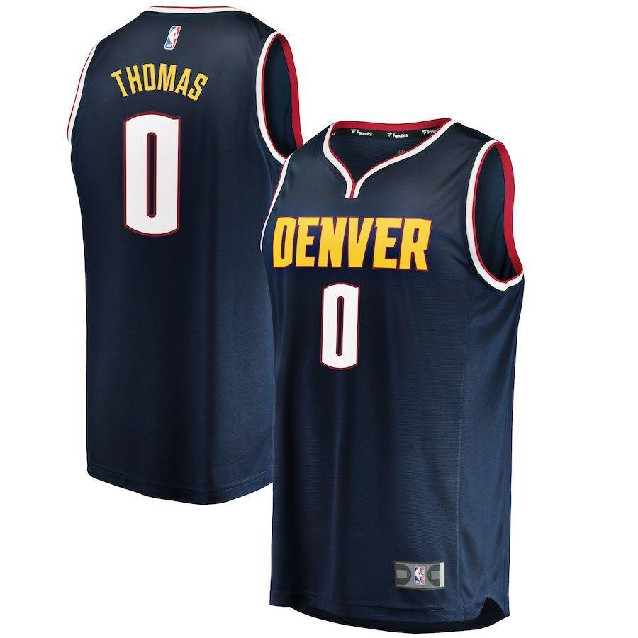 Isaiah Thomas Denver Nuggets Branded Youth Fast Break Jersey Blue - Icon Edition 2018/2019