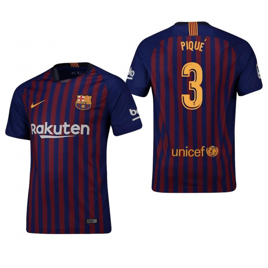 Gerard Piqué Barcelona Home Jersey 2018/19