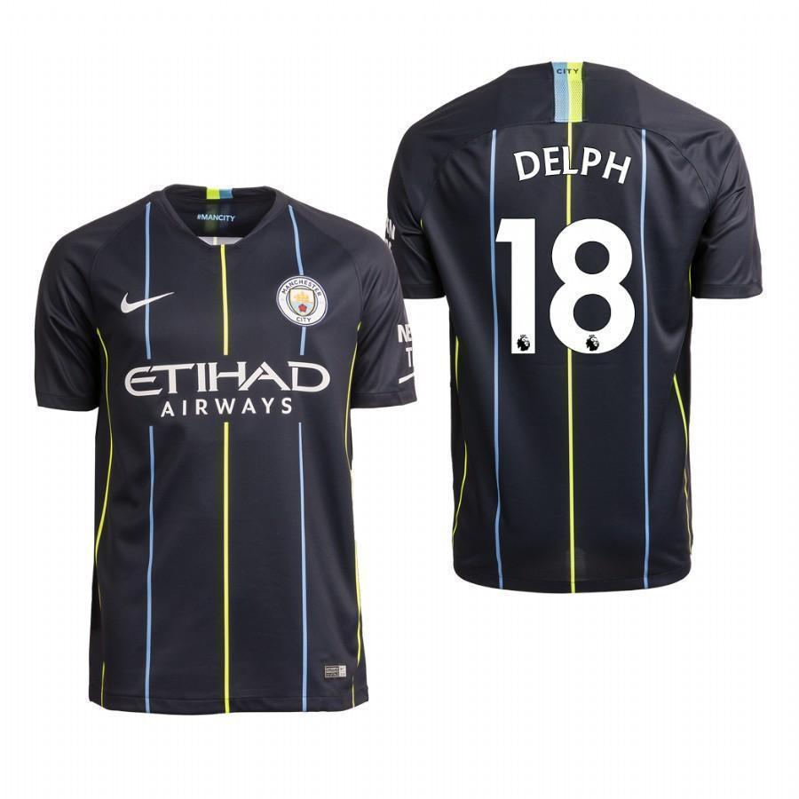 Fabian Delph Manchester City Away Jersey 2018/19