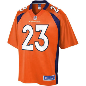Devontae Booker Denver Broncos NFL Pro Line Team Color Player Jersey  Orange