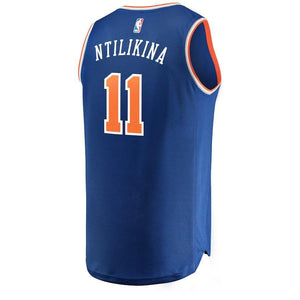 Frank Ntilikina New York Knicks Branded Youth Fast Break Jersey Royal - Icon Edition 2018/2019