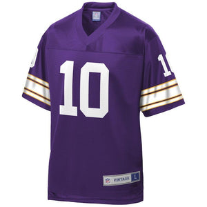 Fran Tarkenton Minnesota Vikings Pro Line Retired Team Player Jersey – Purple 2018/2019