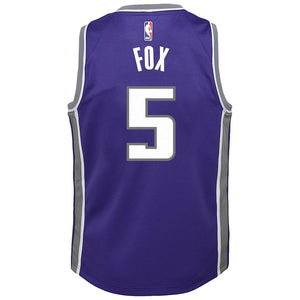 De'Aaron Fox Sacramento Kings Youth Jersey Purple - Icon Edition 2018/2019