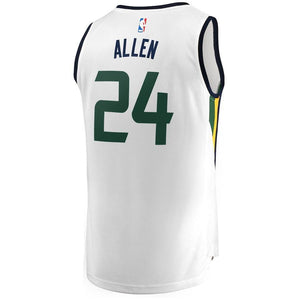 Grayson Allen Utah Jazz Branded Fast Break Jersey White - Association Edition