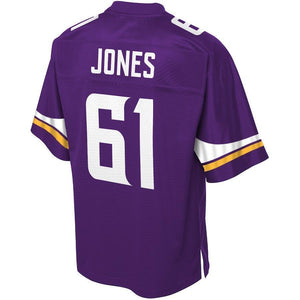 Brett Jones Minnesota Vikings Pro Line Player Jersey – Purple 2018/2019