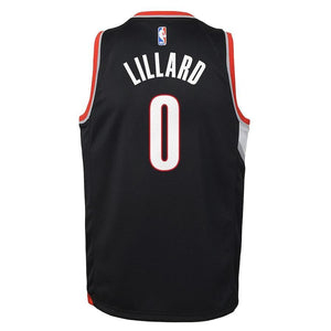 Damian Lillard Portland Trail Blazers Youth Jersey Black - Icon Edition 2018/2019