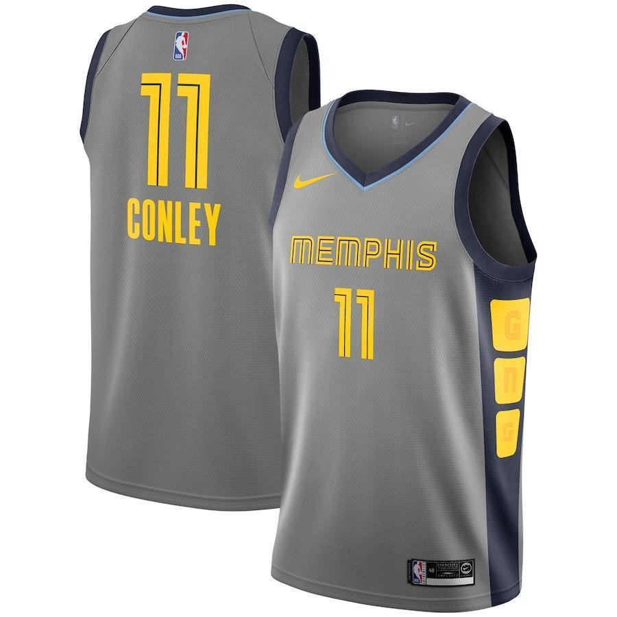 Mike Conley Memphis Grizzlies Youth Jersey – City Edition – Gray 2018/2019