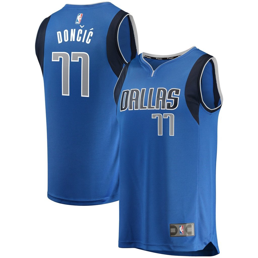 Luka Doncic Dallas Mavericks Blue Swingman Jersey 2018 - 2019