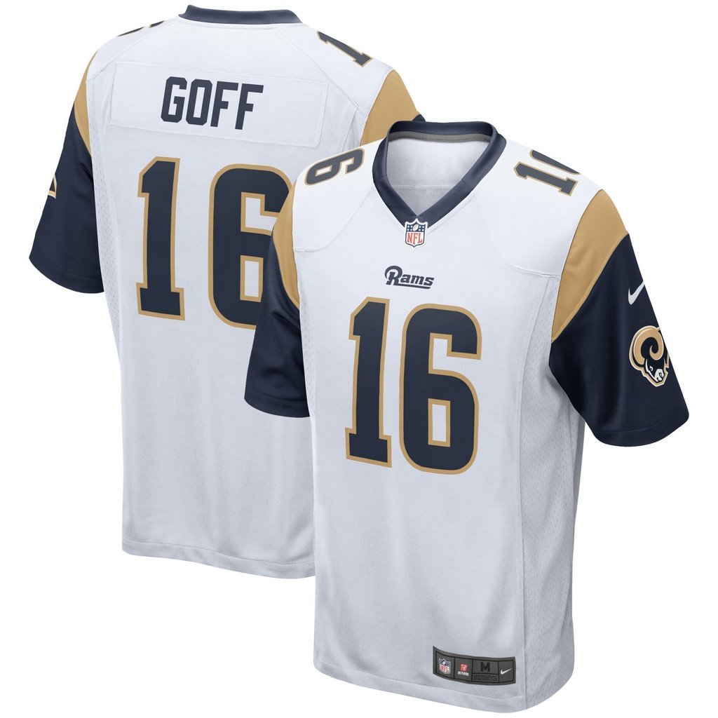 Los Angeles Rams Jared Goff White Jersey 2018 - 2019