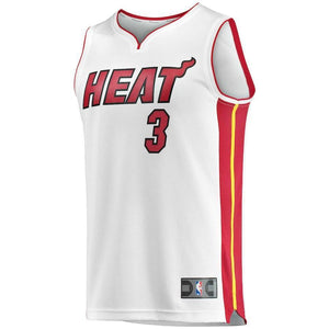 Dwyane Wade Miami Heat Branded Youth Fast Break Jersey - Association Edition – White 2018/2019
