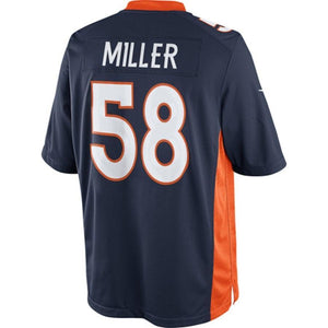 Denver Broncos Von Miller Navy Blue Jersey 2018 - 2019