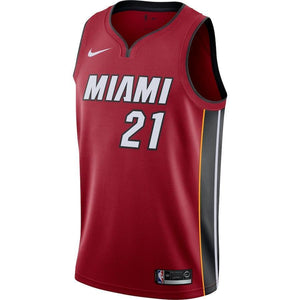 Hassan Whiteside Miami Heat Swingman Jersey - Statement Edition – Red