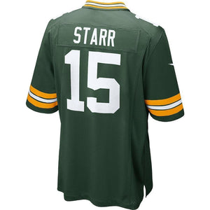 Green Bay Packers Bart Starr Retired Player Game Jersey - Green