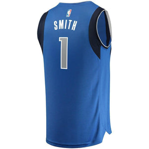 Dennis Smith Dallas Mavericks Branded Youth Fast Break Jersey Blue - Icon Edition 2018/2019