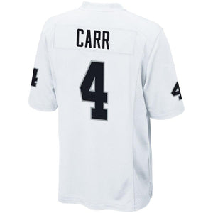 Derek Carr Oakland Raiders American football jersey