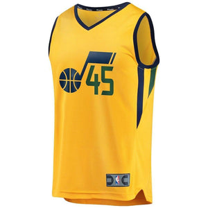 Donovan Mitchell Utah Jazz Branded Youth Fast Break Jersey - Statement Edition – Gold 2018/2019