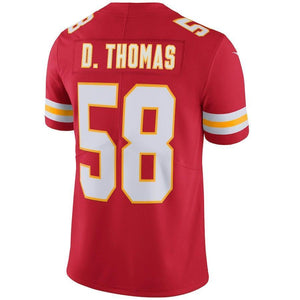 Derrick Thomas Kansas City Chiefs Retired Player Vapor Untouchable Limited Throwback Jersey - Red