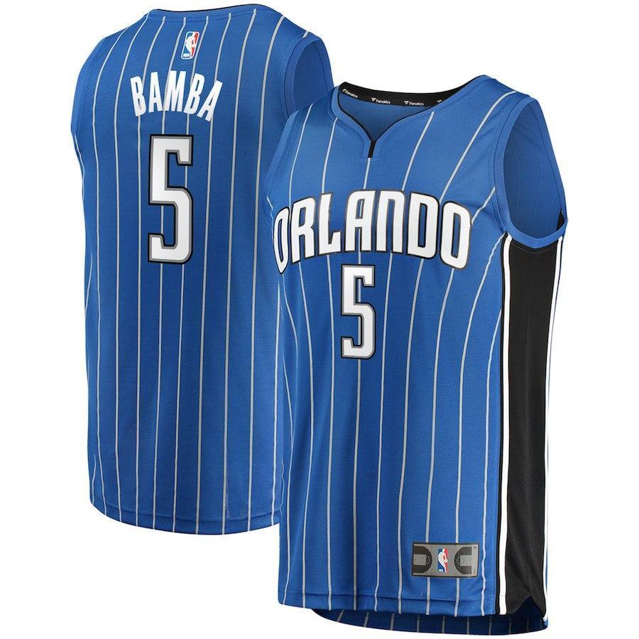Mohamed Bamba Orlando Magic Branded Youth 2018 NBA Draft First Round Pick Fast Break Jersey Blue – Icon Edition 2018/2019