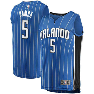 Mohamed Bamba Orlando Magic Branded Youth 2018 NBA Draft First Round Pick Fast Break Jersey Blue – Icon Edition 2018/2019