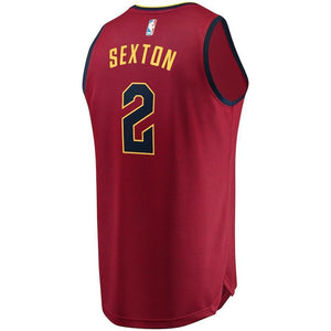 Collin Sexton Cleveland Cavaliers Branded Fast Break Jersey Wine - Icon Edition