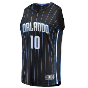 Evan Fournier Orlando Magic Branded Fast Break Jersey Black - Statement Edition