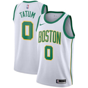 Jayson Tatum Boston Celtics Youth Jersey – City Edition – White 2018/2019