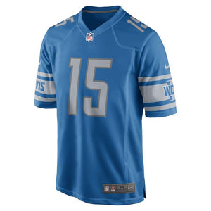 Golden Tate Detroit Lions Game Jersey - Blue