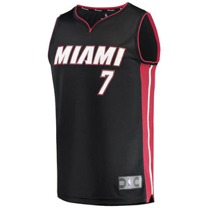 Goran Dragic Miami Heat Branded Youth Fast Break Jersey Black - Icon Edition 2018/2019