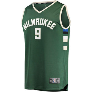 Donte DiVincenzo Milwaukee Bucks Branded Fast Break Jersey - Icon Edition - Hunter Green