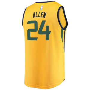 Grayson Allen Utah Jazz Branded Youth Fast Break Jersey - Statement Edition – Gold 2018/2019