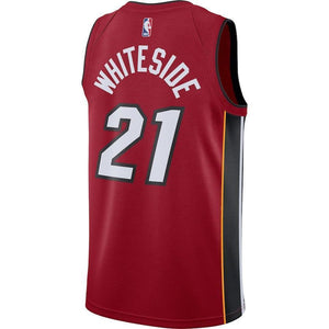 Hassan Whiteside Miami Heat Swingman Jersey - Statement Edition – Red