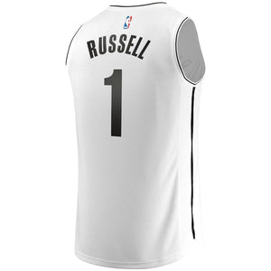 D'Angelo Russell Brooklyn Nets Branded Fast Break Jersey White - Association Edition