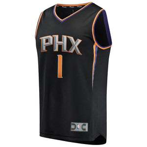 Devin Booker Phoenix Suns Branded Fast Break Jersey Black - Statement Edition