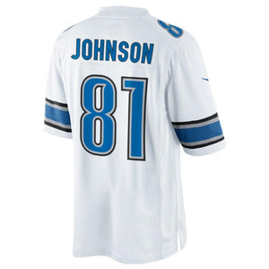 Calvin Johnson Detroit Lions Limited Jersey - White