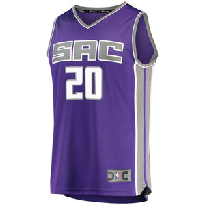 Harry Giles Sacramento Kings Branded Fast Break Road Player Jersey - Purple