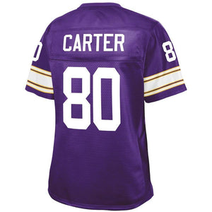 Cris Carter Minnesota Vikings Pro Line Women's Retired Player Jersey – Purple 2018/2019