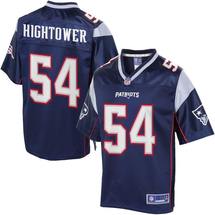 Men's New England Patriots Dont'a Hightower Pro Line Navy Team Color Jersey 2018/2019