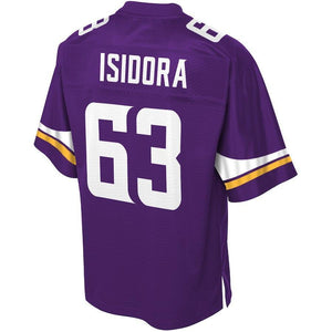Danny Isidora Minnesota Vikings Pro Line Team Color Player Jersey – Purple 2018/2019