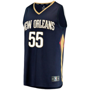E'Twaun Moore New Orleans Pelicans Branded Fast Break Player Jersey - Icon Edition – Navy