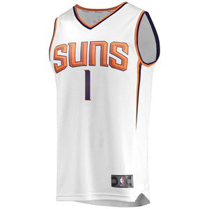 Devin Booker Phoenix Suns Branded Fast Break Jersey White - Association Edition