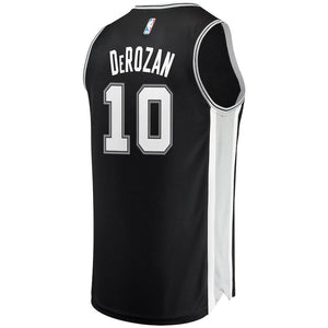 DeMar DeRozan San Antonio Spurs Branded Youth Fast Break Jersey Black - Icon Edition 2018/2019