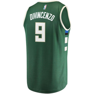 Donte DiVincenzo Milwaukee Bucks Branded Fast Break Jersey - Icon Edition - Hunter Green
