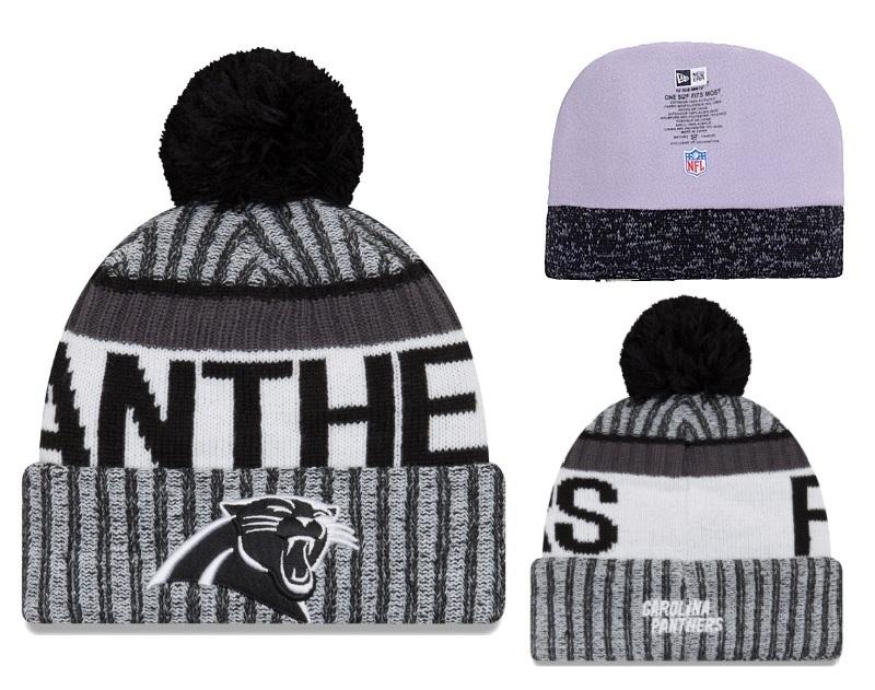 Men's Carolina Panthers New Era 2018 NFL Knit Beanie Hat