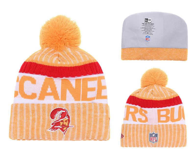 Men's Tampa Bay Buccaneers New Era 2018 NFL Knit Beanie Hat