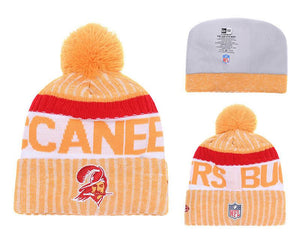 Men's Tampa Bay Buccaneers New Era 2018 NFL Knit Beanie Hat