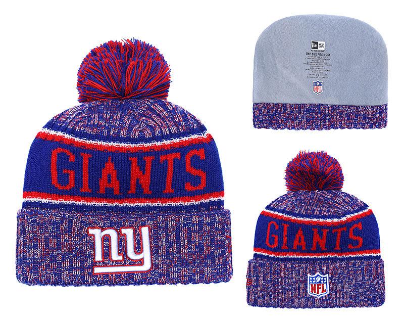 Men's New York New Era 2018 NFL Knit Beanie Hat