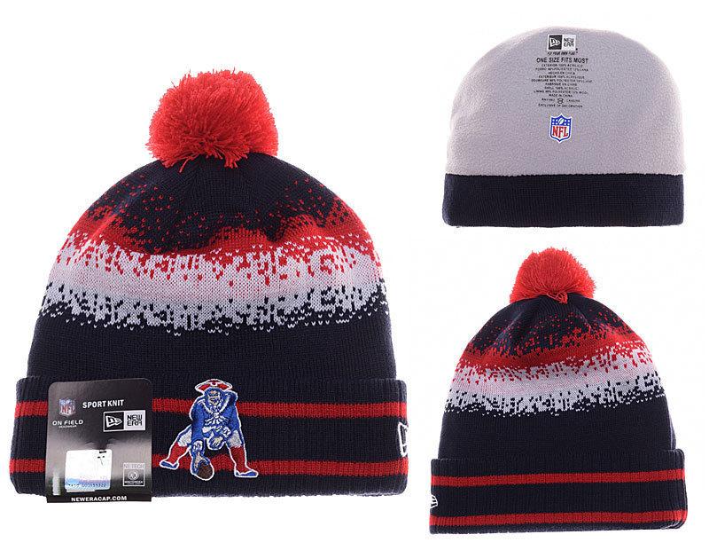 Men's New England Patriots New Era 2018 NFL Knit Beanie Hat