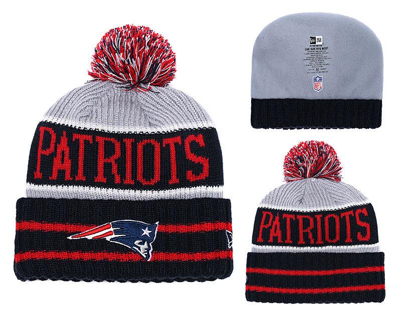 Men's New England Patriots New Era 2018 NFL Knit Beanie Hat