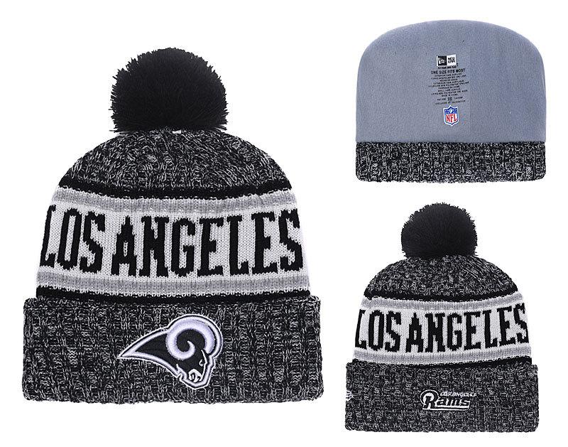 Men's St. Louis Rams New Era 2018 NFL Knit Beanie Hat
